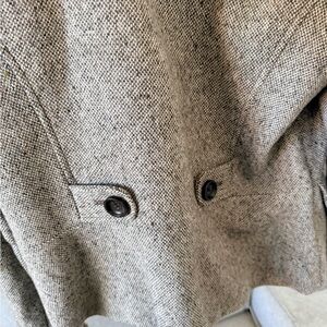 GAP Women's black and gray Tweed Pea Coat